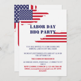 Convite Partido do CHURRASCO do Dia do Trabalho, Bandeira