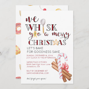 Convite Partido do cozimento do Natal