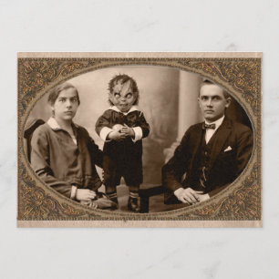 Convite Partido do Dia das Bruxas da família do Spawn do