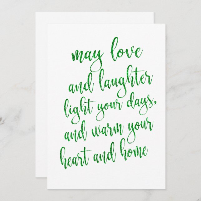 Convite Partido do Dia de São Patrício Verde legal (Frente/Verso)