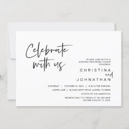 Convite Partido do Elopemento do Casamento, Celebre conosc