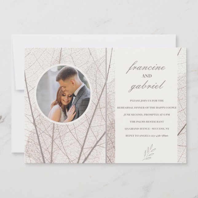 Convite Partido do Janto de Ensaios de Fotografias Opaco (Frente)