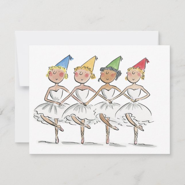 Convite Partido do Lago Swan (Frente)