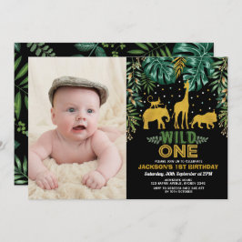 Convite Partido do primeiro aniversario Selvagem Selvagem