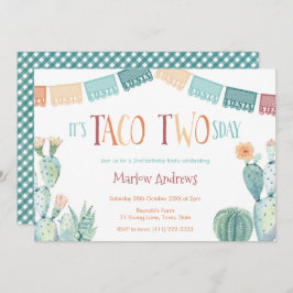 Convite Partido do segundo aniversário de Colunas do outon