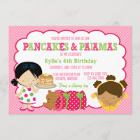 Partido do Sleepover das panquecas e dos pijamas