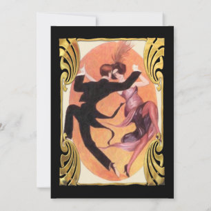 Convite Partido dos Cocktail, Casal de dança dos anos 20