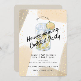 Convite Partido dos Cocktail, que Aquece as Famílias