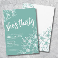 Partido Elegante 30 aniversário de 30 anos