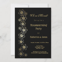 Partido Elegante Preto e Dourado para o Aqueciment