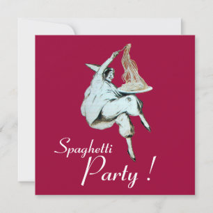 Convite PARTIDO ESPAGHETTI, janto ITALIANO KITCHEN, brunch