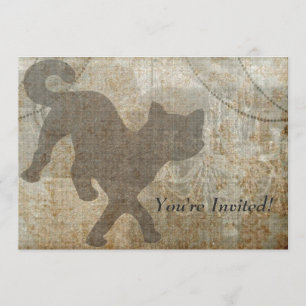 Convite Partido francês do adulto do candelabro da