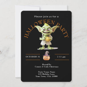 Convite Partido Green Goblin HALLOWEEN
