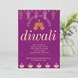 Convite Partido Happy Diwali