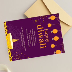 Convite Partido Happy Diwali