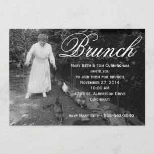 Convite Partido Humorous Brunch