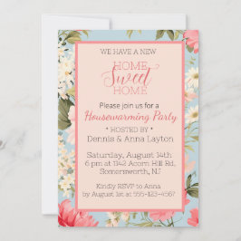 Convite Partido Inglês do Campo Floral