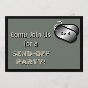 Convite Partido militar do costume do desenvolvimento