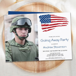 Convite Partido Militar indo embora - EUA - Foto da bandei