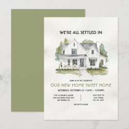 Convite Partido Modern White Farmhouse