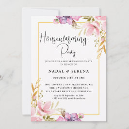 Convite Partido Moderno Elegante do Aquecimento Doméstico