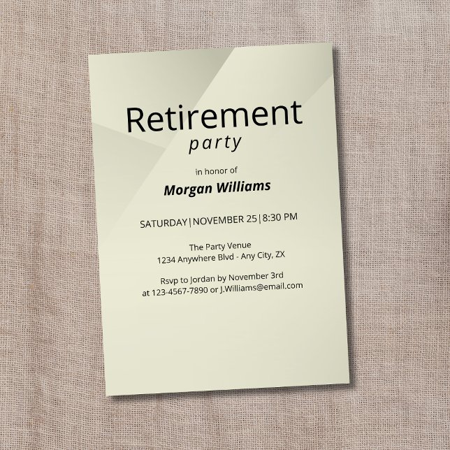 Convite Partido Moderno Mínimo da Reforma Profissional (Criador carregado)