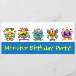 Convite Partido Monster