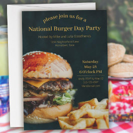 Convite Partido Nacional do Burger Day