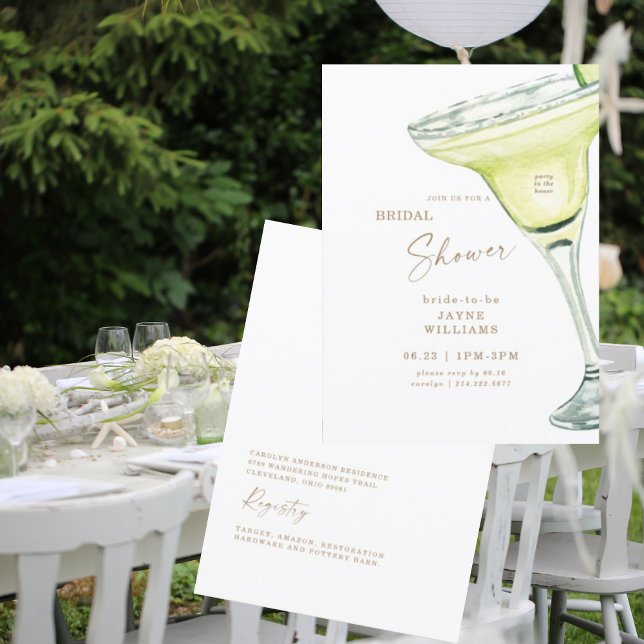 Convite Partido no Chá de panela Margarita (Criador carregado)