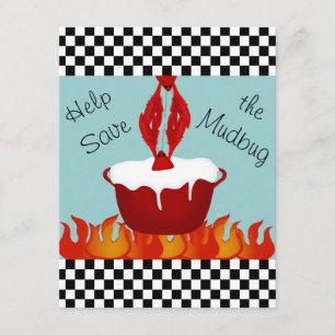 Convite Partido personalizado da fervura dos lagostins do