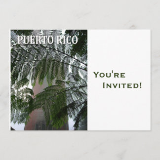 Convite Partido personalizado do bon voyage de Puerto Rico