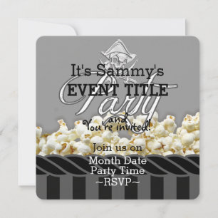 Convite Partido personalizado do pirata