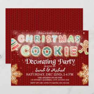 Convite Partido Personalizado para Decoração de Biscoito
