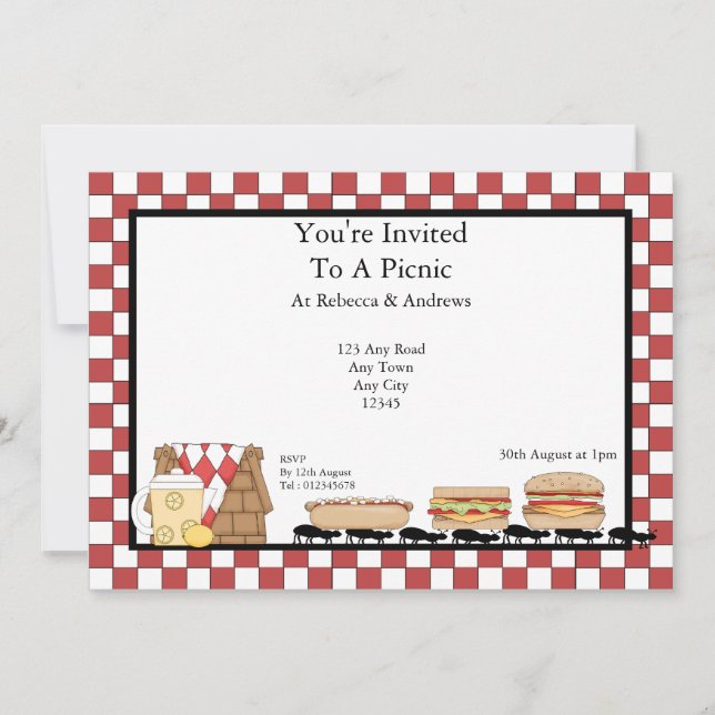 Convite Partido Picnic (Frente)