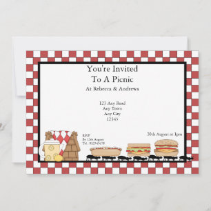 Convite Partido Picnic