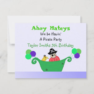 Convite Partido Pirata Ahoy Matys