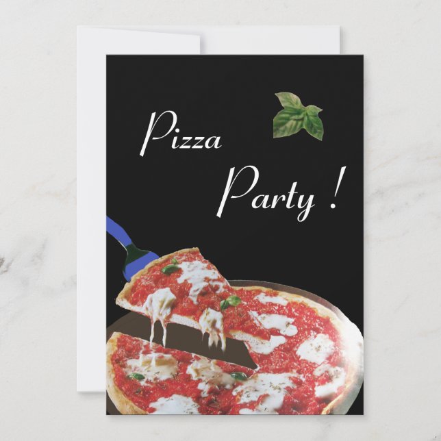 Convite PARTIDO PIZZA, janto ITALIANO KITCHEN, brunch (Frente)