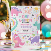 Partido primeiro aniversario Dinossauro One-A-Saur
