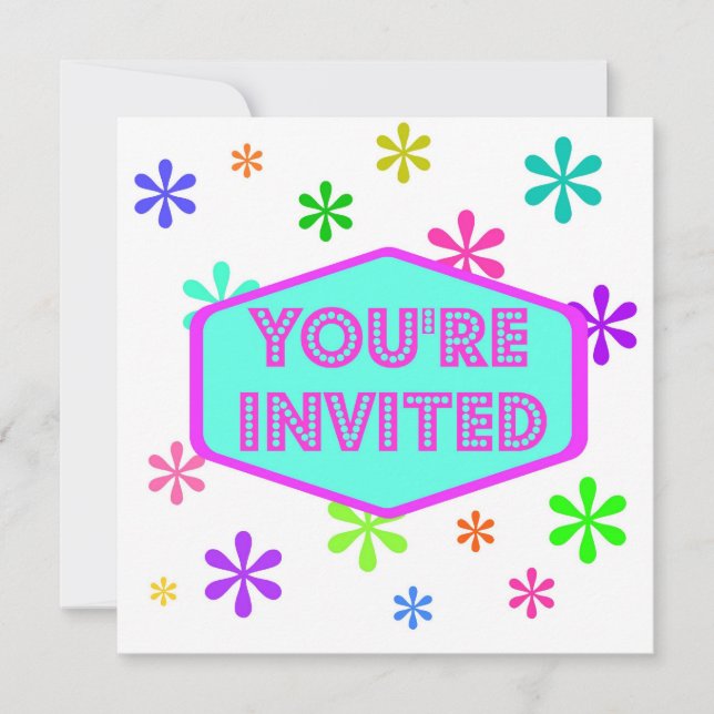 Convite Partido retro (Frente)