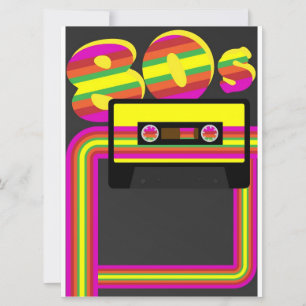 Convite Partido Retroativo dos anos 80