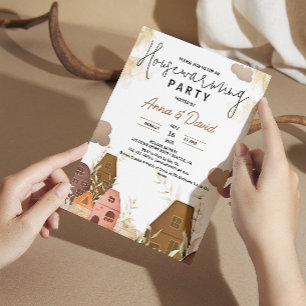 Convite Partido Rustic Hand Drawing