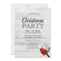 Partido Rustic Red Bird Holly Wood Holiday