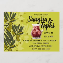 Convite Partido Sangria & Tapas
