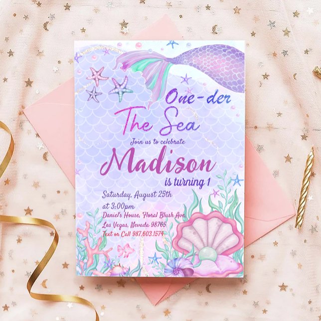 Convite Partido Sereia primeiro aniversario ONEder Partido (Criador carregado)
