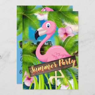 Convite Partido Summer Pelican