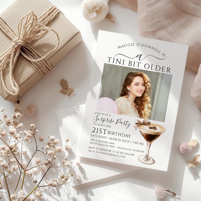 Convite PARTIDO SURPRESA A Tini Bit Antigo Martini 21rua (Criador carregado)