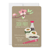 Partido Sushi Fácil De Personalizar O Pensamento J