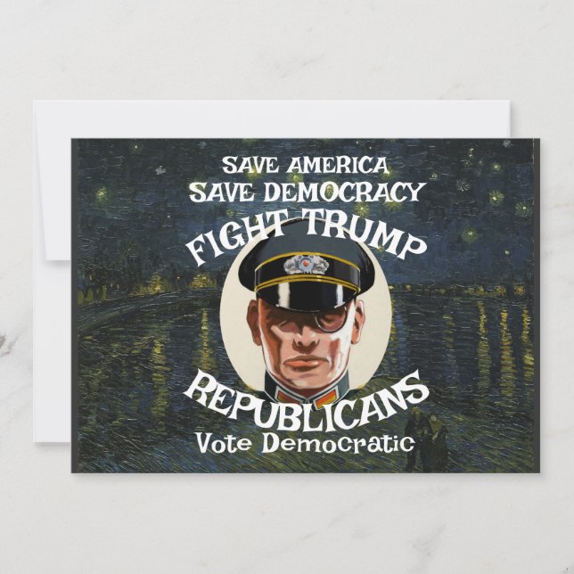 Convite Partido Trump Republicano Formando Casamento de Ap (Frente)