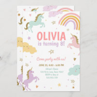 Partido Unicórnio - Arco-Íris Mágico Unicórnio Nas