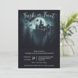 Convite Partido Witchy Halloween